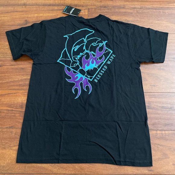 Pink Dolphin Other - NWT PINK DOLPHIN BLACK BLESSED WAVE TEE SZ MEDIUM M